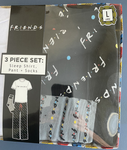 Friends pajama shirt - friends, 3-pc