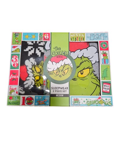 Seuss grinch mens pajama - mens,