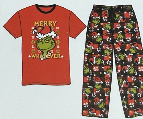 Seuss grinch mens pajama - seuss,
