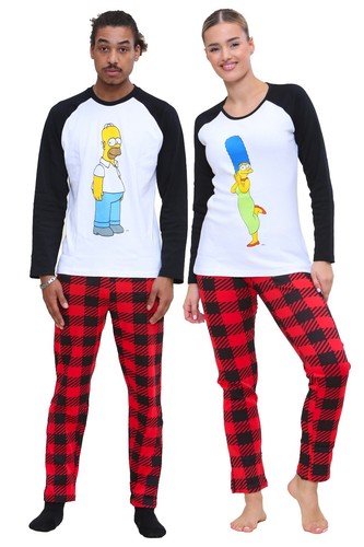Couple pjs simpsons cotton - couple,