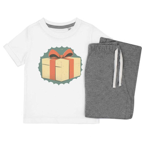 Gift box with bow kids - with,