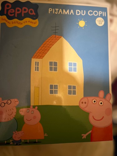 Peppa pig fleece pyjamas age - peppa,